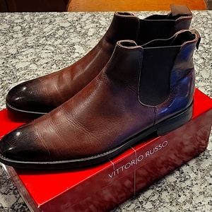 Vittorio Russo Torino Men's boots 11.5 brown leather
